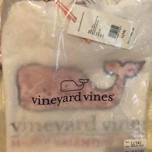 NWT girls Vineyard Vines LS heart tshirt, L(14)
